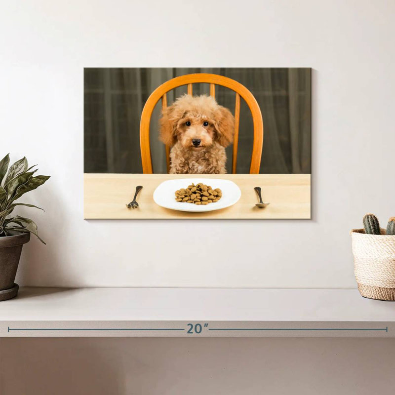 Brampt Dog Dinner Time, H 8 po x l 12 po