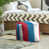 Rouge / bleu poudre / blanc