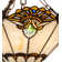 Shell With Jewels 3 - Light Semi Flush Mount