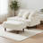 Chaise Lounge Indoor Upholstered Chaise Lounge Chair Indoor with Ottoman Boucle Chaise Lounge Fluffy Reading Chairs for Office Living Room Bedroom Relaxing-119212554