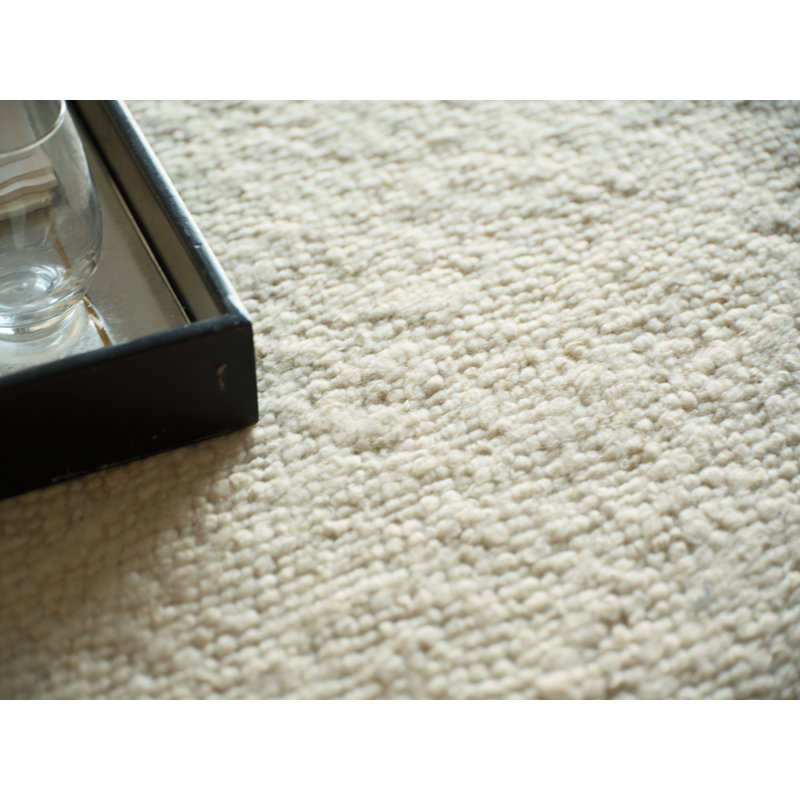 Kokomo Flatweave Wool Area Rug in Beige, Rectangle 10' x 14'