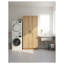 Armoire de rangement polyvalente en chêne Modex avec tablettes réglables et portes à fermeture en douceur-582634699