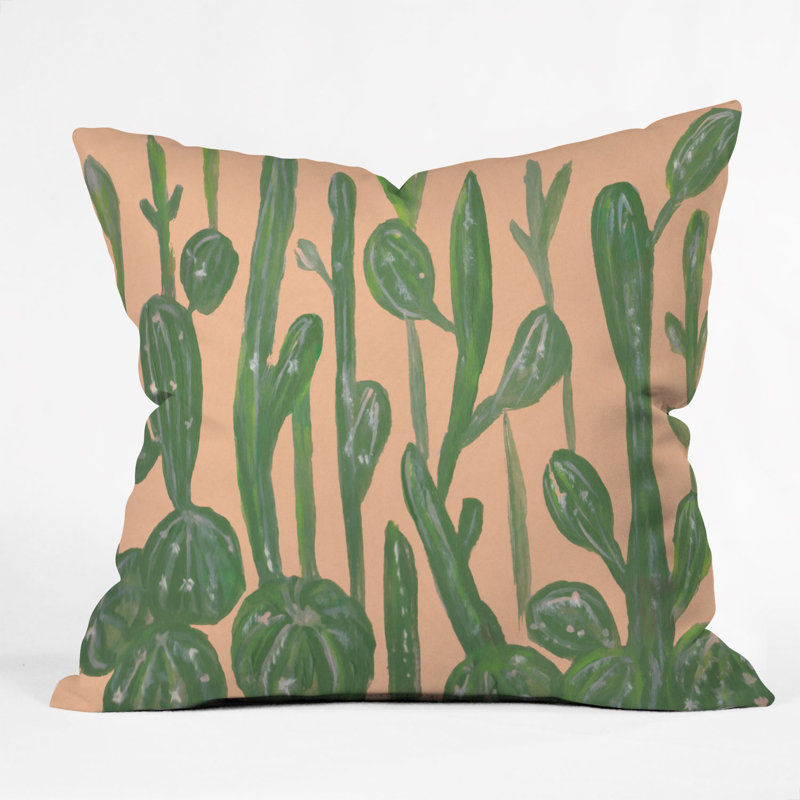 Coussin décoratif intérieur / extérieur Rosie Desert Town, 16 po x 1 po