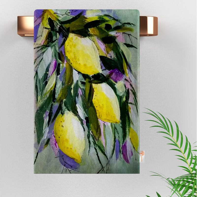Cotton Floral Tea Towel Kitchen Towel