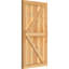 TimberCraft 5 3/8 "encadré avec panneaux n-lattes avec Z-Bar, cèdre rouge de l'Ouest-36420941-36420916