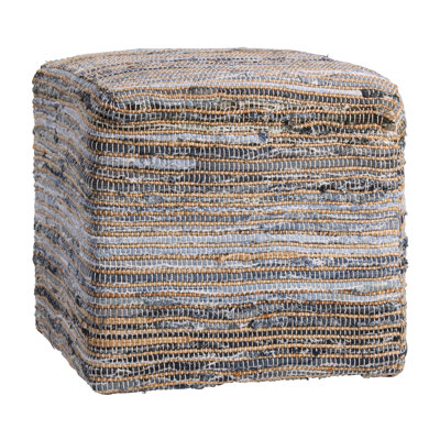 Frisco 18" Wide Square Pouf Ottoman