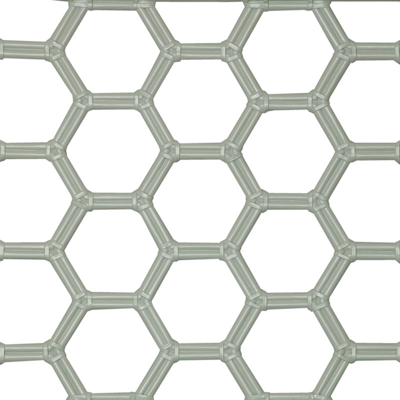 Honeycomb Standard Bed, Queen, Evergreen
