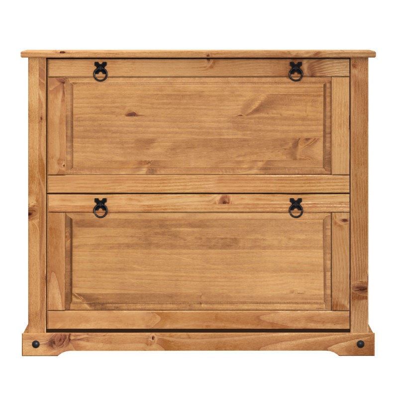 Bayhills Rectangle Accent Cabinet, Brown, Black