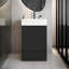 Meuble-lavabo autoportant pour salle de bain moderne de 20 po avec lavabo en céramique-1932389427