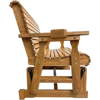 Ruvimbo Wood Outdoor Glider