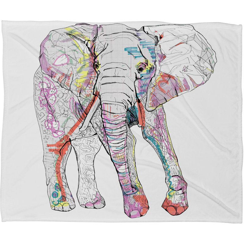 Jeté Casey Rogers Elephant 1, Petit