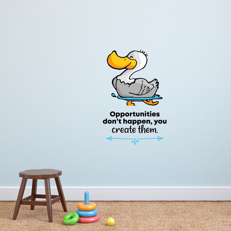 Text & Numbers Wall Decal, 10" H x 8" W x 0.05" D