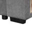 Canapé-lit modulaire en forme de U de 109 po avec deux ports USB, une méridienne de rangement et quatre coussins de dossier pour le salon, gris-1424447352