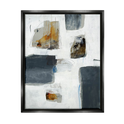 " Varied Modern Scribble Forms " by Brent Foreman Painting Print
