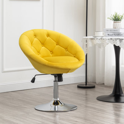 Aisen Swivel Upholstered Velvet Counter Stool