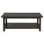 Table basse en bois vieilli avec tablette Castleton Java-473107525