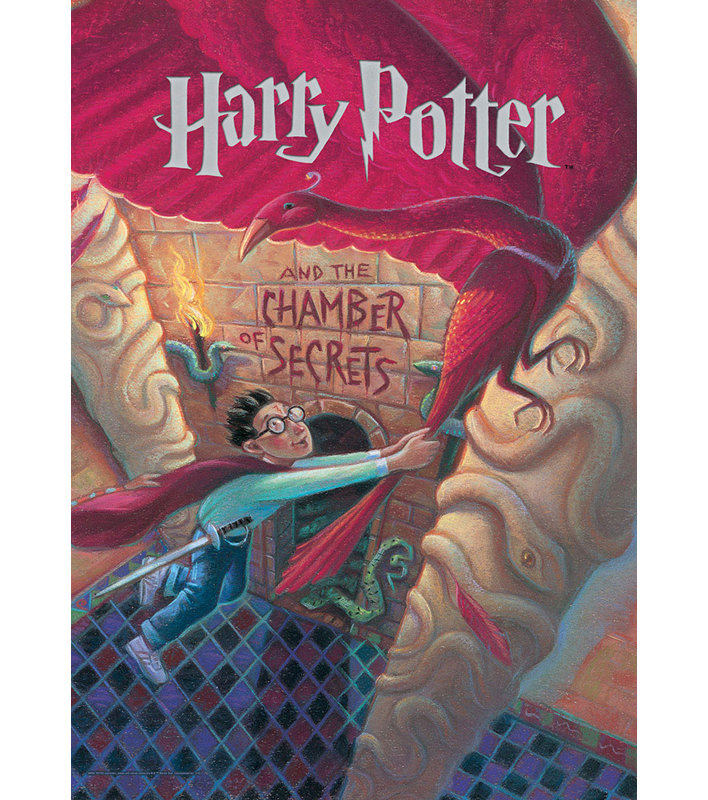 Harry Potter Chamber of Secrets Fade-Resistant Watercolor Poster