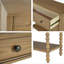 Commode d'appoint 2 tiroirs Naturel Voir ci-dessous
