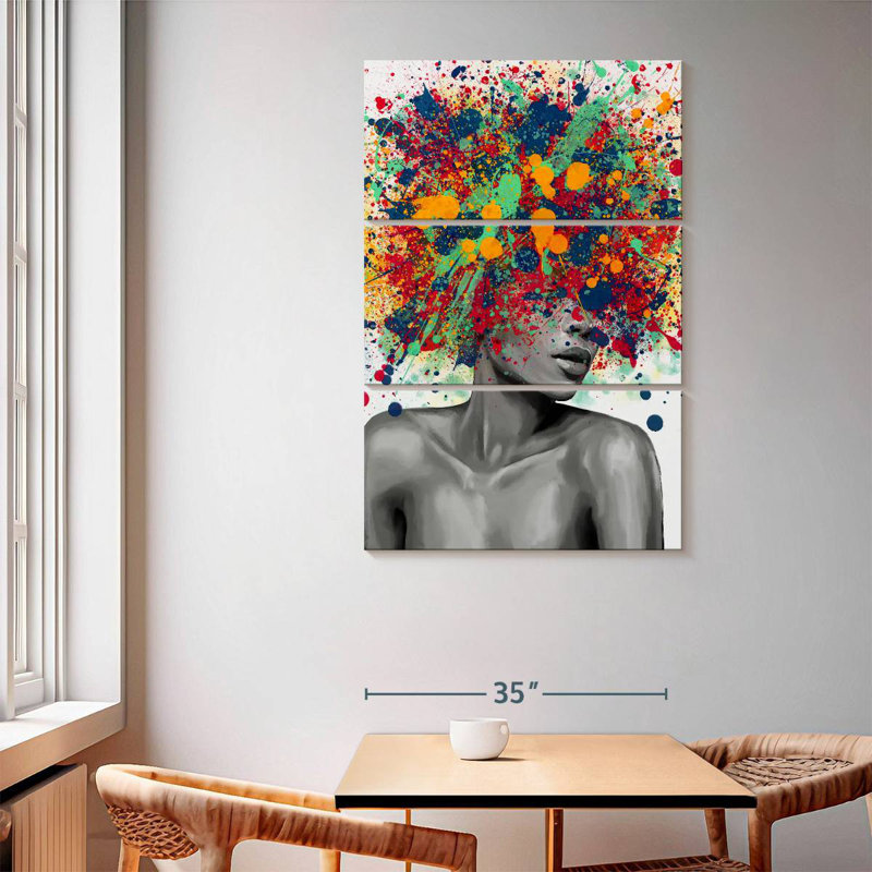 Leisha Abstract Buddha, 65" H x 42" W