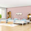 Lit double superposé double au-dessus de simple et double avec étagère et tiroirs de rangement-592666566
