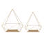 Gibson 2 Piece Diamond Metal Floating Shelf-712782893