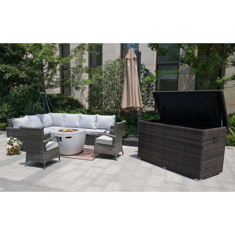 Ensemble de conversation modulaire avec coussins