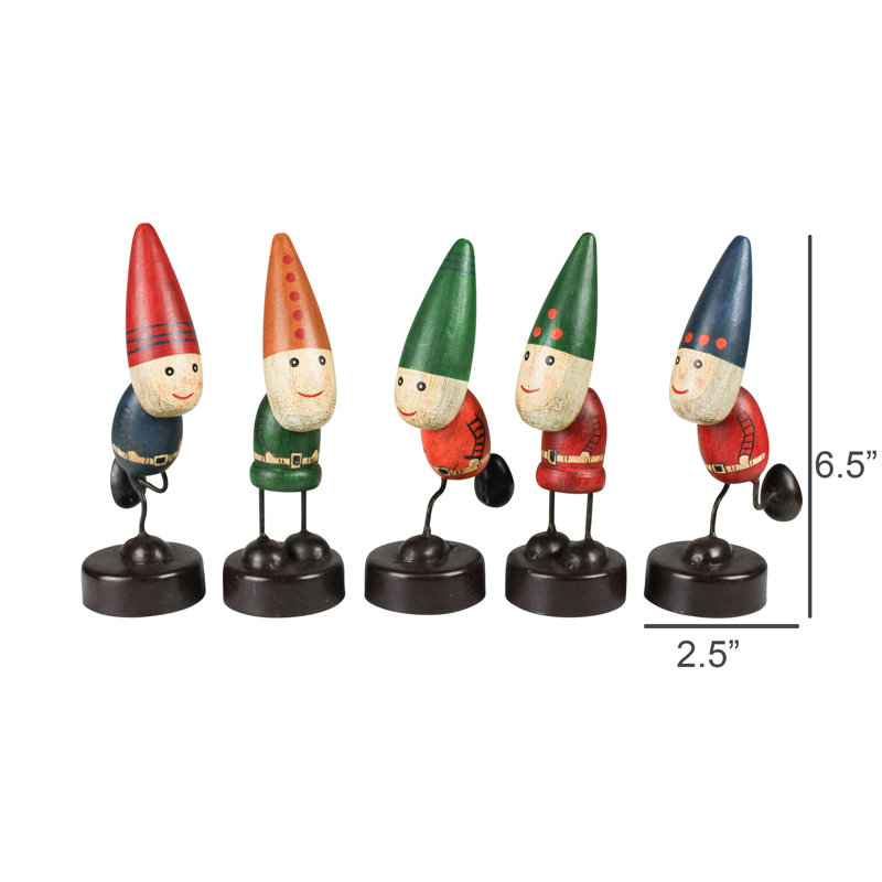 Gnomes de patinage, ensemble / 5