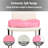Mind Reader Memory Foam Seat Cushion with Air-Cloud Technology, Tailbone Cutout for Sciatica & Coccyx Relief, Non-Slip, Office Chair Cushion, Pink