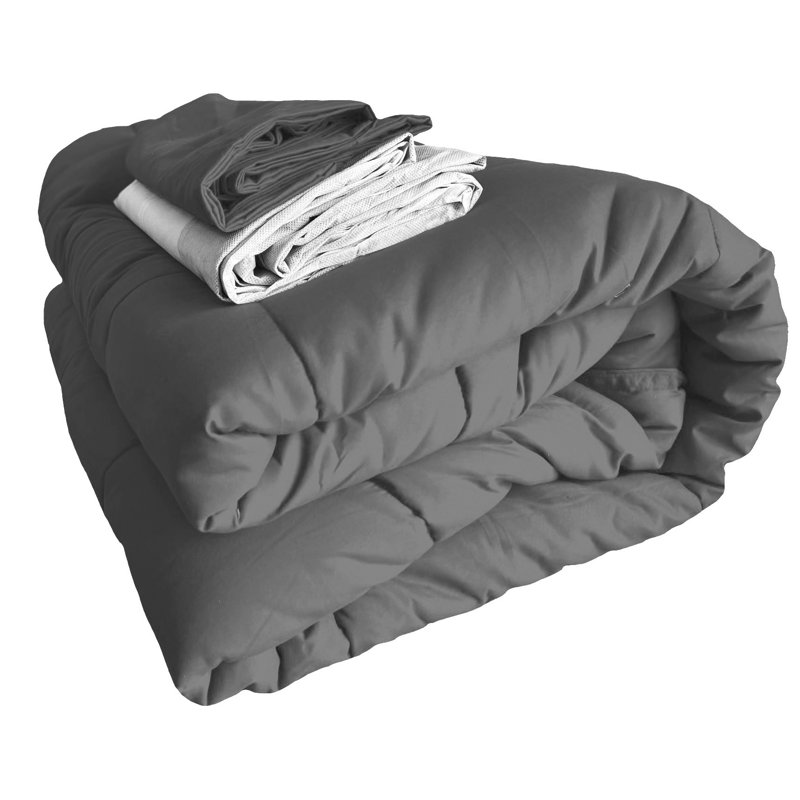Comforter, Queen, Gray