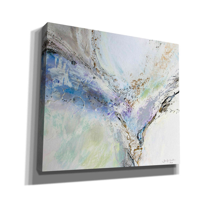 «Seafoam Neutral 4» par Jennifer Gardner, art mural sur toile, H 26 po x l 30 po x P 1,5 po