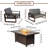Entwistle Patio Conversation Set with Cushions