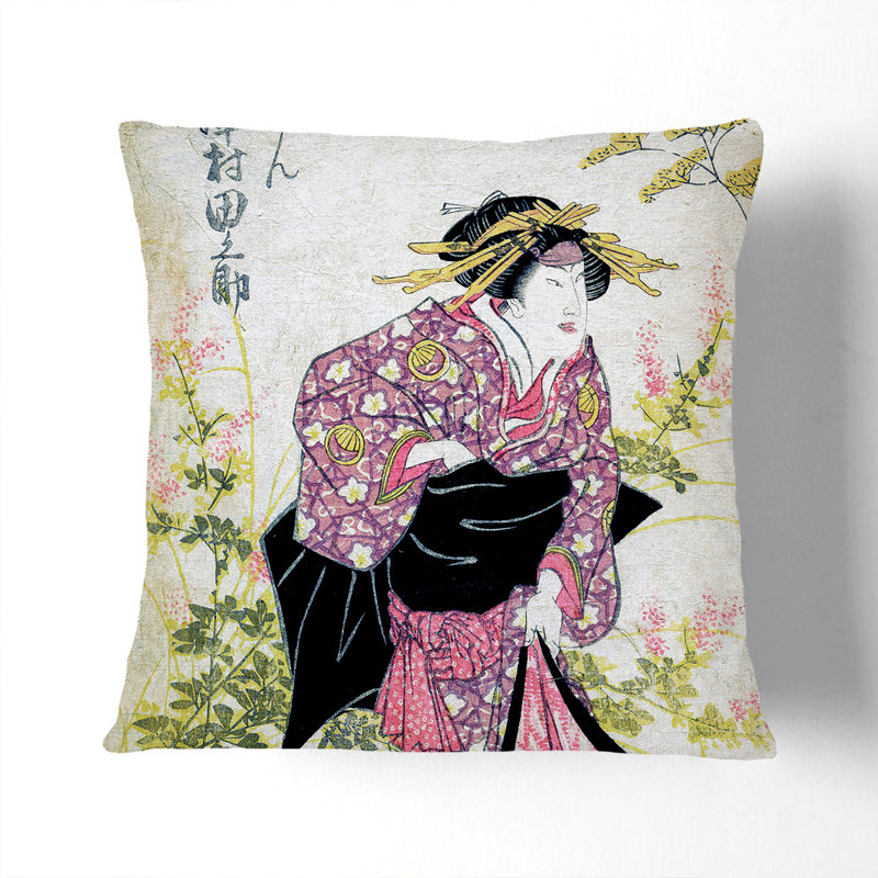 Square Throw Cushion, 40cm H x 40cm W x 15cm D