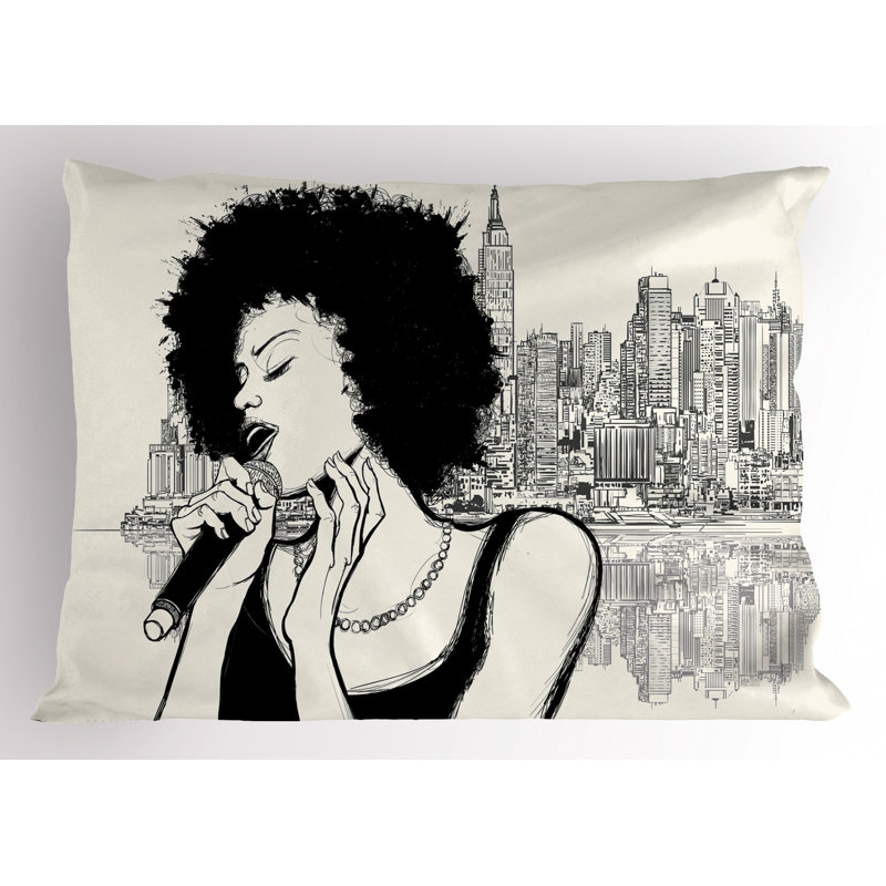 Jazz Polyester Sham Set, Twin