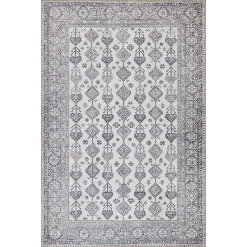 Tapis en chenille lavable Jax Antique Vintage, Rectangle 3 pi 10 po x 5 pi 3 po