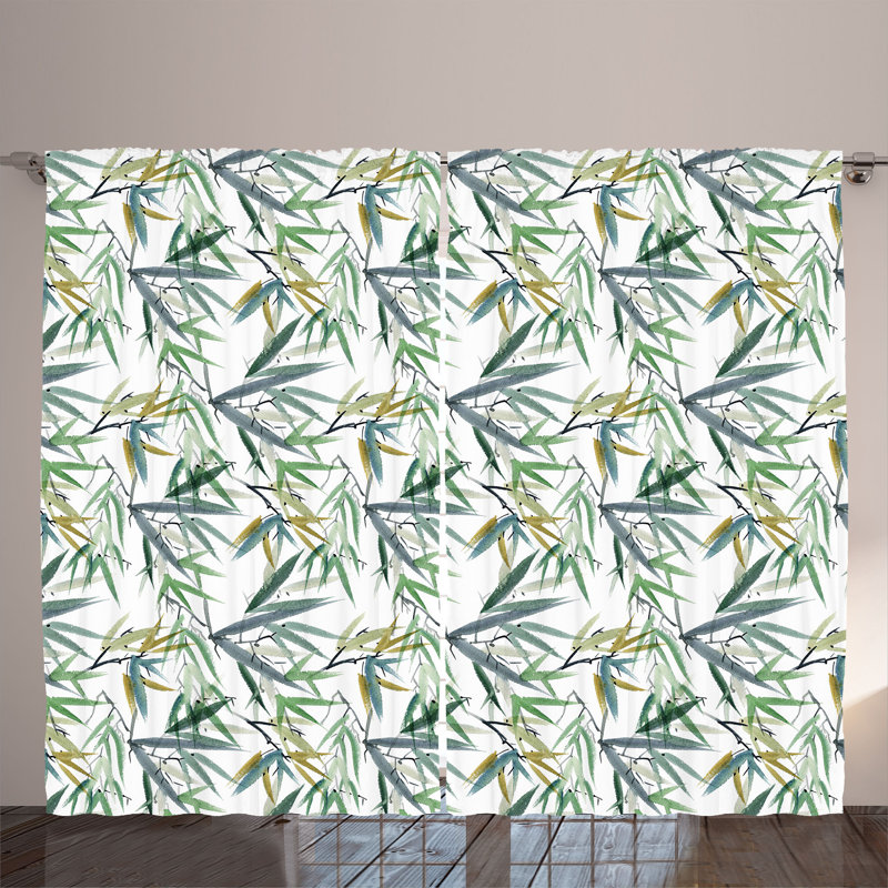 Semi Sheer Curtain Pair