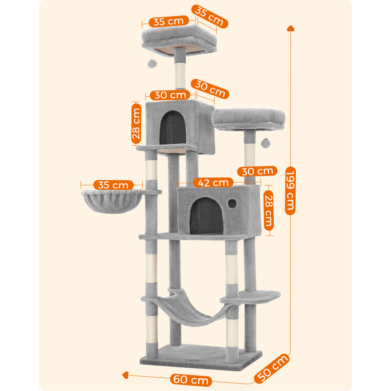 199cm H Cat Tree
