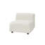 Fauteuil d'appoint ergonomique moderne, recouvert de bois massif beige, pour un usage domestique polyvalent