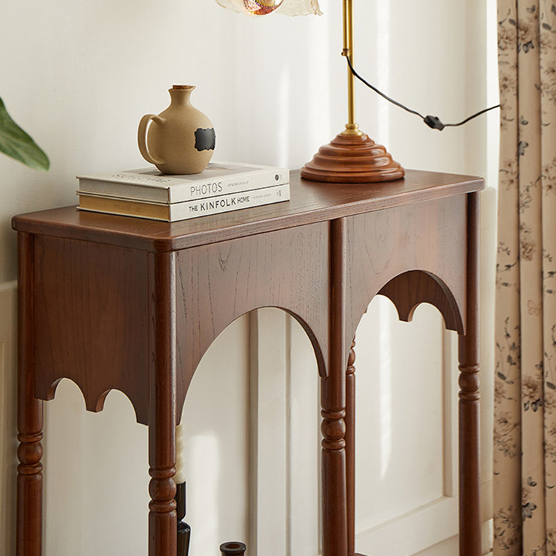 Console Retro, 23.62, Brun noyer