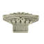 MARSEILLE OVAL KNOB; ANTIQUE NICKEL