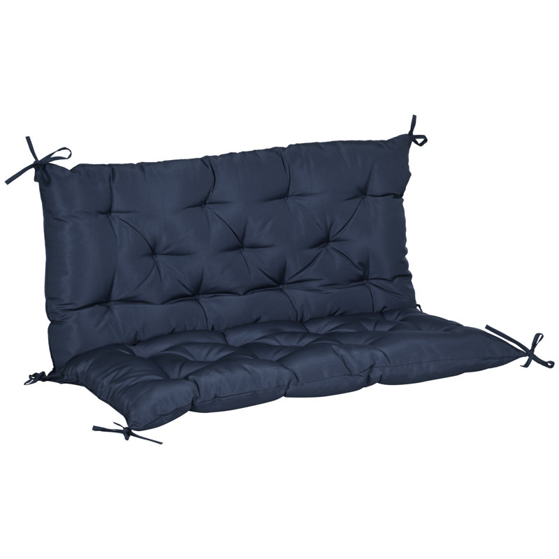 Outdoor Seat / Back Cushion, Wine Red, 59" W x 19.3" D