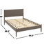 Lit plateforme Mid-Century-99903460-99901466