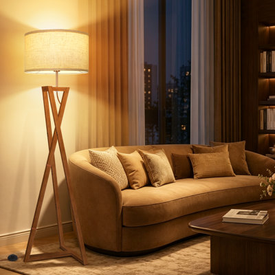 153cm Powder Coated Tripod Floor Lamp