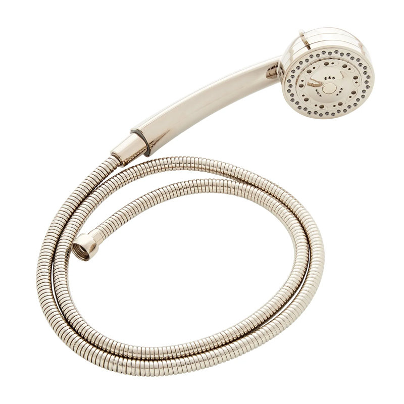 Douche à main multifonctionnelle traditionnelle avec tuyau 1,8 gal / min, Nickel poli