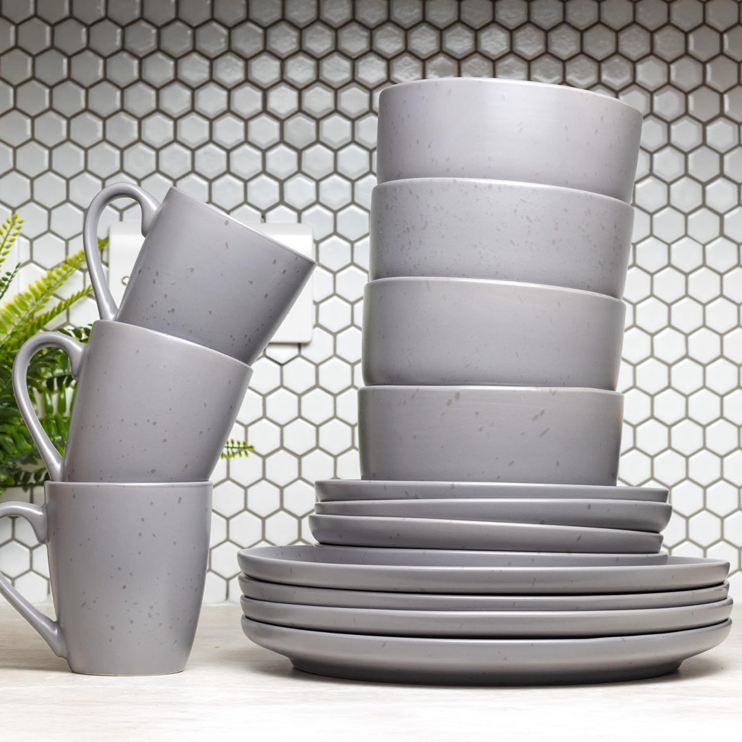 Stoneware Dinnerware - Service for 4