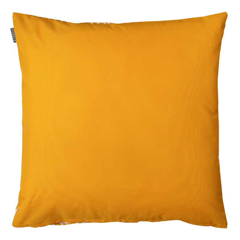 Bean Bag Bazaar Indoor-Outdoor Cushion, Yellow Geometric , 2