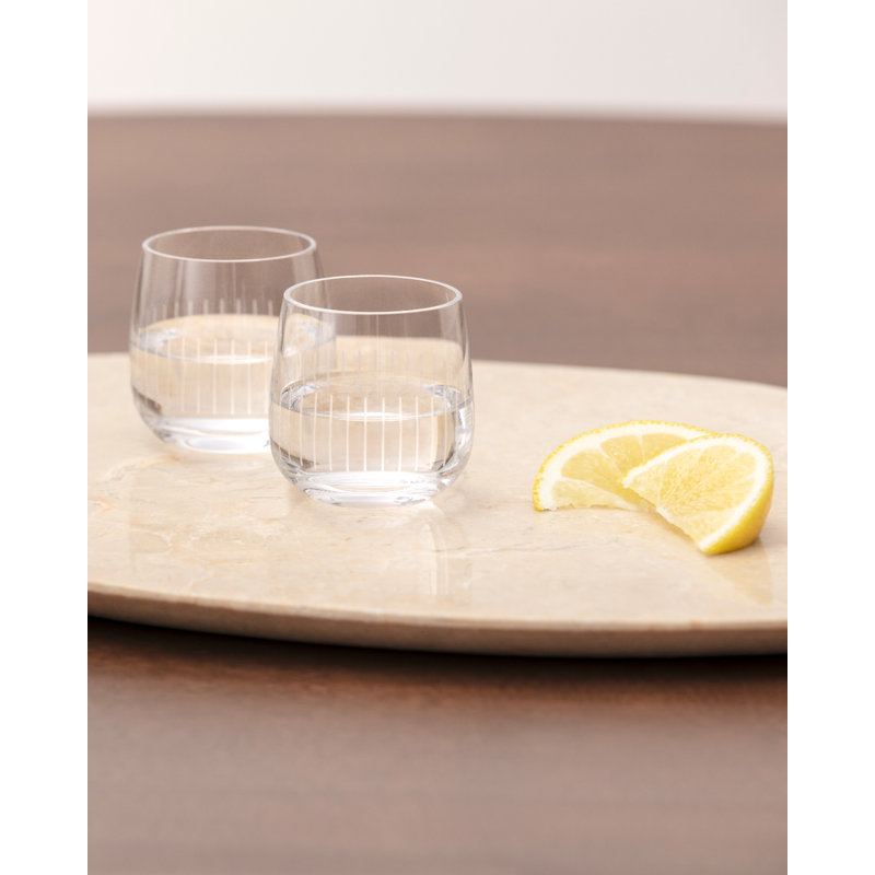 Villeroy & Boch Afina Collection Shot Glass, Set of 4, Dimensions: Approx. 2 in, Volume Approx. 1.25 oz, Crystal Glass, Made in Europe, Dishwasher Safe
