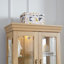 Vitrine, armoire lumineuse, chêne clair