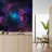 Planet In Outer Space Galaxy Peel & Stick Border-93868041