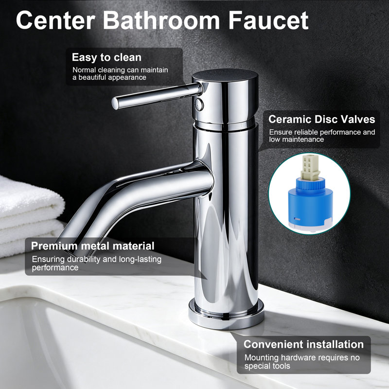 Single-Hole Single Bathroom Faucet
