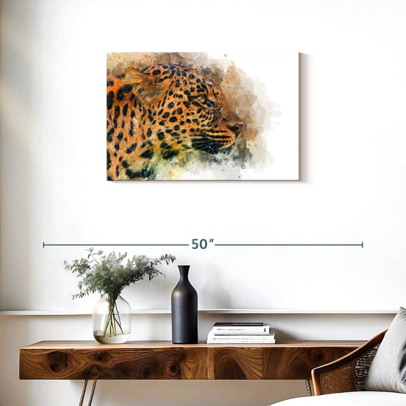 Brampt Wild Cat, 20" H x 30" W